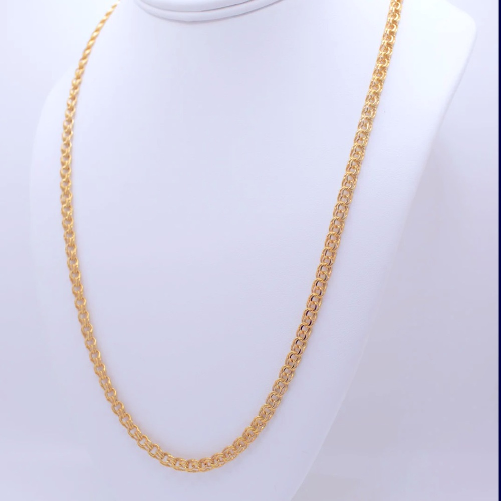 12K - Unisex - Handmade Spanish link chain